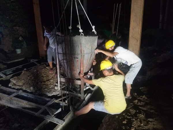 戰(zhàn)高溫 斗酷暑 堅守一線搶工期