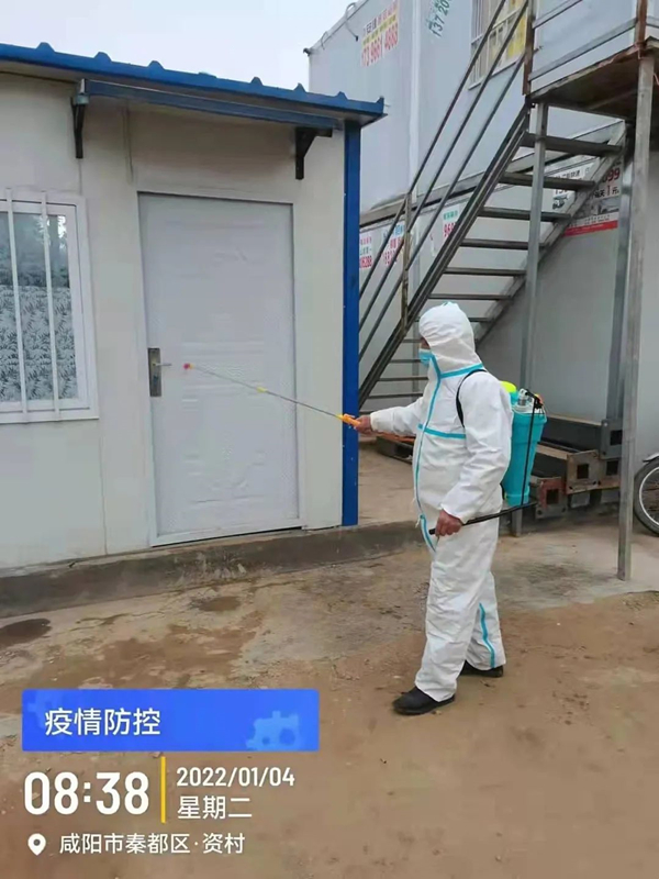 公司絲綢之路風情城項目部疫情期間“隔離不隔愛” 多措并舉保障滯留工人生活